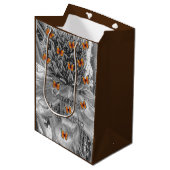 Twee kunstwerken in één scrollcadeautas medium cadeauzakje (Voorkant Gekanteld)