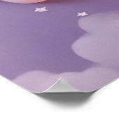 Twee lachende sterren in dromenland poster (Hoek)