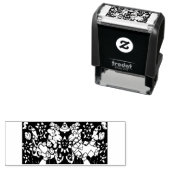 Twee lama's kunstwerk  zelfinktende stempel (In situ)