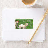 Twee lammeren etiket (Insitu)