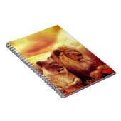 Twee leeuwen notitieboek (Rechterzijde)