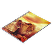 Twee leeuwen notitieboek (Linkerzijde)