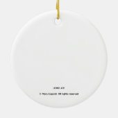 Twee leeuwinnen samen keramisch ornament (Achterkant)
