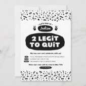 Twee legaten om te stoppen, 90s Hip Hop Birthday Kaart (Voorkant)