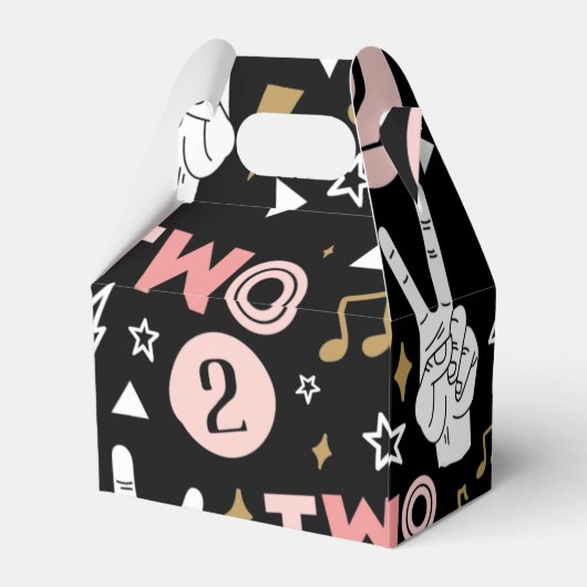 Twee legendes om Borden op het tweede jaardagpapie Bedankdoosjes (Achterkant)