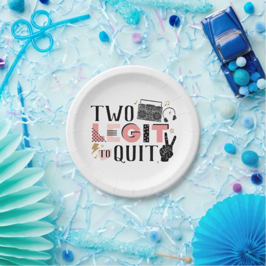 Twee legendes om Borden op het tweede jaardagpapie Papieren Bordje (Feest)