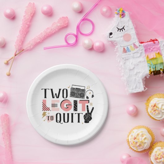 Twee legendes om Borden op het tweede jaardagpapie Papieren Bordje (Feest)