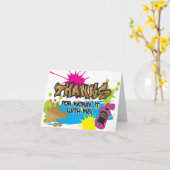 Twee legendes om te stoppen met graffiti-stijl Dan Kaart (Gele Bloem)