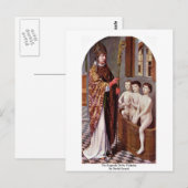 Twee legers van St. Nicholas van David Gerard Briefkaart (Voorkant / Achterkant)