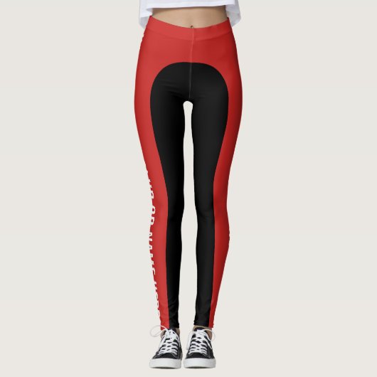 Twee  Leggings met naam voor kleuren (Voorkant)