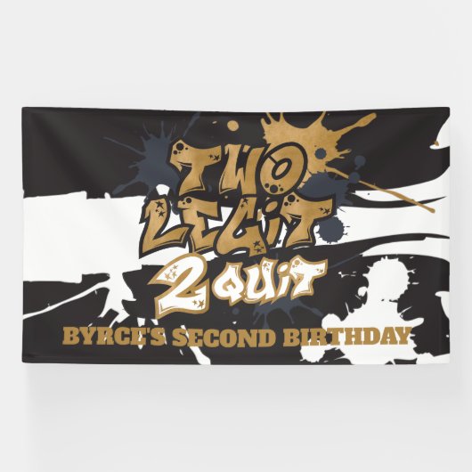 Twee Legit 2-Quit Banner (Horizontaal)