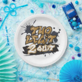 Twee Legit 2-Quit-Borden Papieren Bordje (Feest)