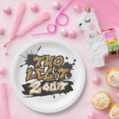 Twee Legit 2-Quit-Borden Papieren Bordje (Feest)