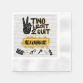 Twee Legit 2 Quit Hip Hop 2e Verjaardag Servet (Voorkant)