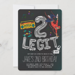 Twee Legit om 90's Hip Hop Birthday Party te beëin