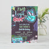 Twee Legit om de 2e verjaardag van de 90e van de H Kaart (Staand voorkant)