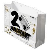 Twee Legit om de Birthday te stoppen Groot Cadeauzakje (Voorkant Gekanteld)