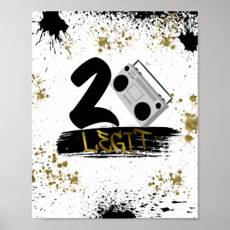 Twee Legit om de Birthday te stoppen Poster