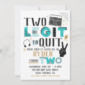 Twee Legit om de Tweede Uitnodiging van de Dag van (Voorkant)