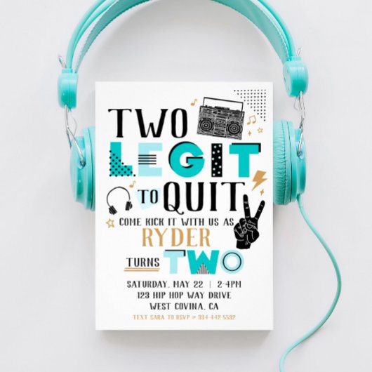 Twee Legit om de Tweede Uitnodiging van de Dag van