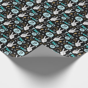 Twee Legit om de tweede verjaardag te beëindigen Cadeaupapier