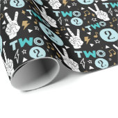 Twee Legit om de tweede verjaardag te beëindigen Cadeaupapier (Rol Hoek)