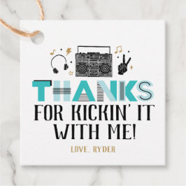 Twee Legit om de tweede verjaardag te beëindigen D Bedankjes Labels