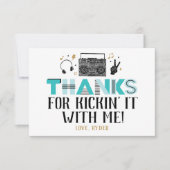 Twee Legit om de tweede verjaardag te beëindigen D Bedankkaart (Voorkant)