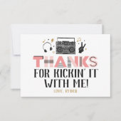 Twee Legit om de tweede verjaardag te beëindigen D Bedankkaart (Voorkant)