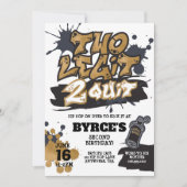 Twee Legit om de Uitnodiging van de Dagen te beëin (Voorkant)