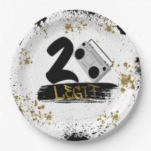 Twee Legit om het Bord van het Birthday-papier uit