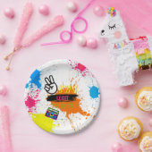 TWEE LEGIT OM TE STOPPEN 2e verjaardag Papieren Bordje (Feest)