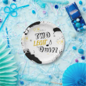 TWEE LEGIT OM TE STOPPEN 2e verjaardag Papieren Bordje (Feest)