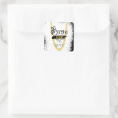 TWEE LEGIT OM TE STOPPEN 2e verjaardag Vierkante Sticker (Tas)