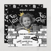 Twee Legit om te stoppen met de 2e verjaardag uitn Kaart (Voorkant / Achterkant)