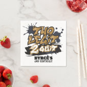 Twee Legit om te Stoppen Verjaardags Servetten (Insitu)