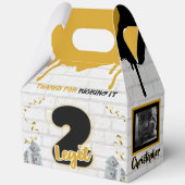 Twee Legit Retro 90's Hip Hop 2e verjaardag Foto Bedankdoosjes (Achterkant)