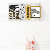 Twee Legit Retro 90's Hip Hop 2e verjaardag Foto Spandoek (Insitu)