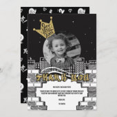 Twee Legit to Quit Flat Dank u kaart (Voorkant / Achterkant)