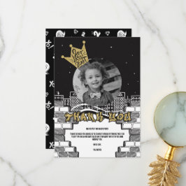 Twee Legit to Quit Flat Dank u kaart