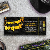 Twee Legit Two Quit - 2e verjaardag Kaart