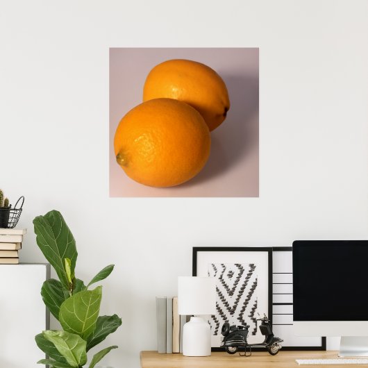 Twee Lemons Poster (Thuiskantoor)