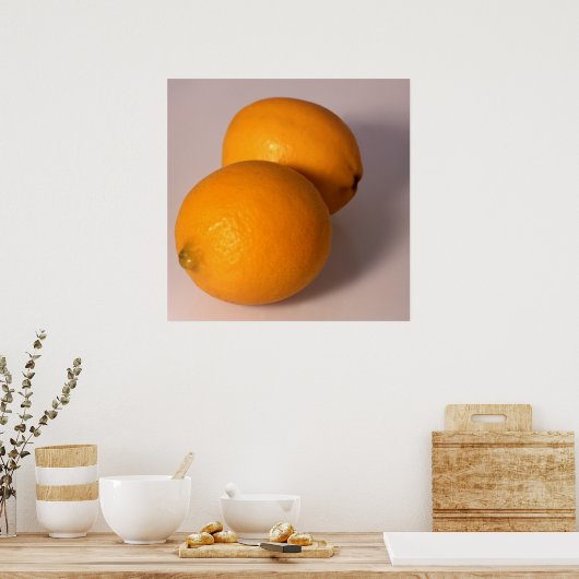 Twee Lemons Poster (Keuken)