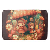 Twee leuke kleine meisjes badmat (Voorkant)