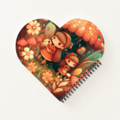 Twee leuke kleine meisjes notitieboek (Achterkant)