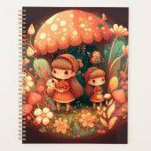 Twee leuke kleine meisjes planner (Voorkant)