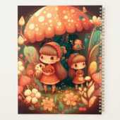 Twee leuke kleine meisjes planner (Achterkant)