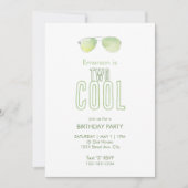 Twee leuke uitnodigingen voor de tweede verjaardag (Voorkant)