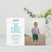 Twee leuke uitnodigingen voor de tweede verjaardag (Staand voorkant)