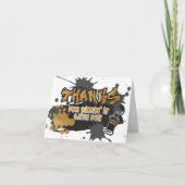 Twee leus om te stoppen Dank je kaarten (Voorkant)